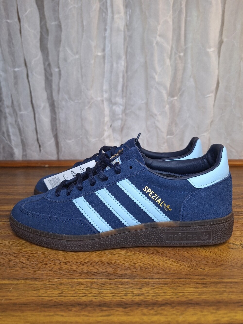 Adidas Handball Spezial Collegiate Navy Light Blue Women's 7 5.5 Youth  Mens 5.5
